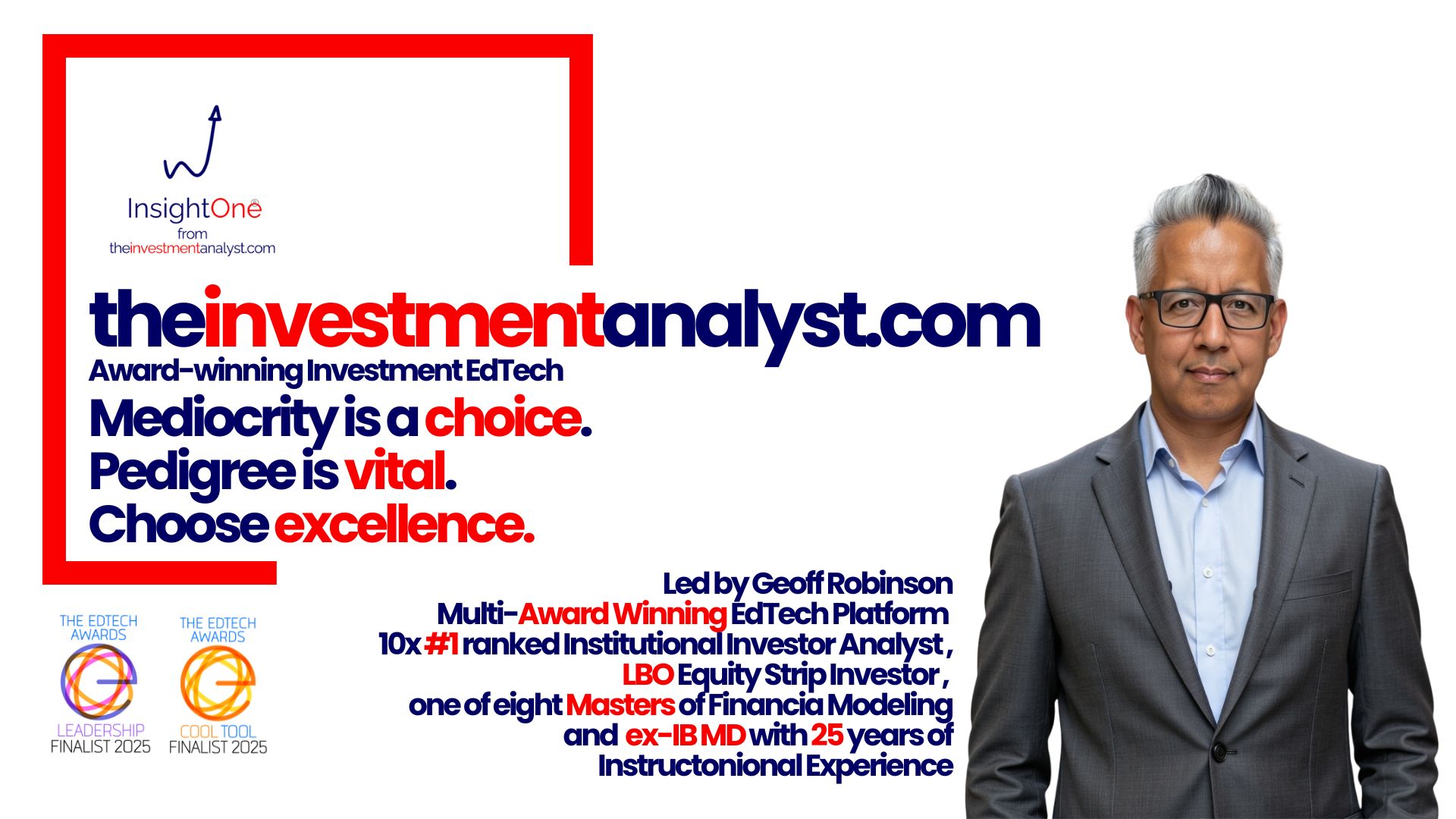 TheInvestmentAnalyst.com - Professional training provider specializing in Financials and Consumer Discretionary